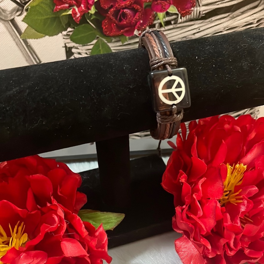 Peace Adjustable Bracelet